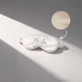 Schlafmaske mit Personalisierung | Champagner