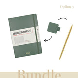 Notizbuch A5 Hardcover | Olive – Vorbestellung