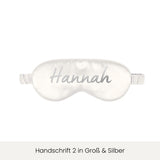 Schlafmaske mit Personalisierung | Ivory