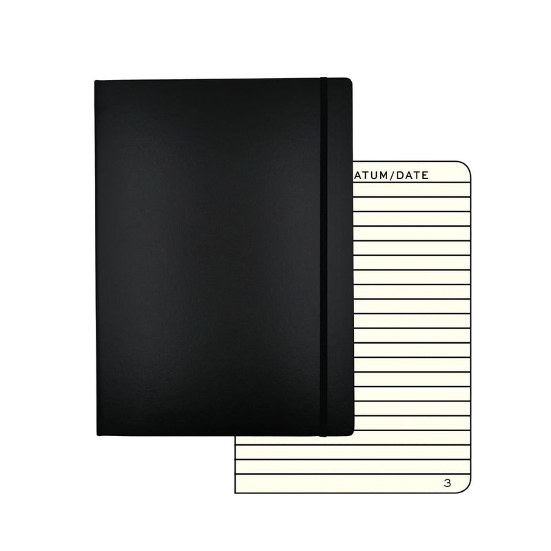 Notizbuch A5 Hardcover | Schwarz – Vorbestellung
