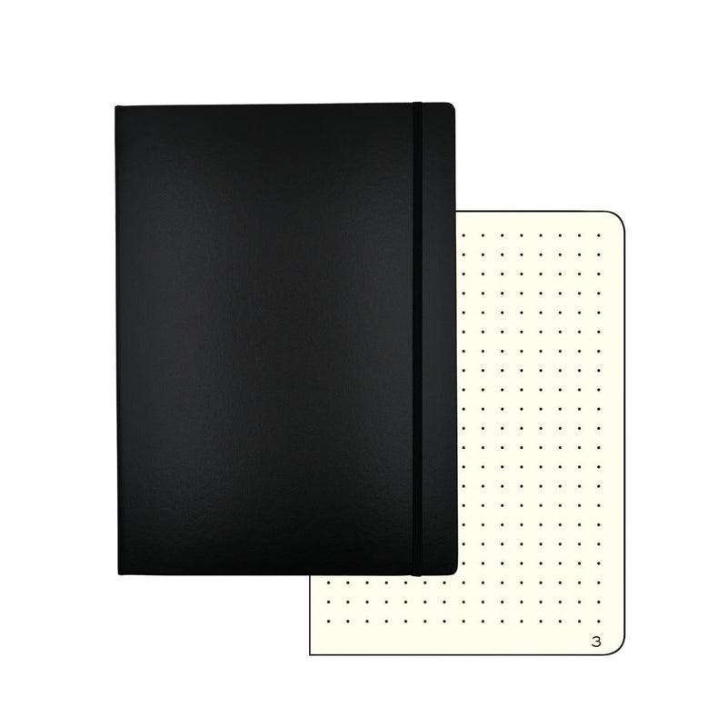 Notizbuch A5 Hardcover | Schwarz – Vorbestellung