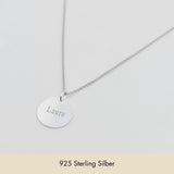 Personalisierter Gravur Anhänger Silber | Name